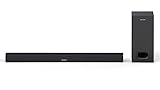 Sharp HT-SBW110 2.1 Slim - Barra de sonido cine en casa (Bluetooth, HDMI ARC/CEC, Potencia máxima total de salida: 180w, audio óptico digital, AUX, 80 cm) color negro