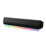 Sound Blaster GS3 Barra de Sonido compacta para Juegos con RGB y SuperWide Technology, Alimentación vía USB, Bluetooth 5.4