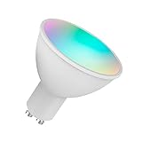 Qcwwy Bombilla Inteligente, Bombilla que Cambia de Color, Aplicación de Control de Voz, Control Remoto, Función de Sincronización, Iluminación RGB + W + C, Funciona con Alexa Echo (1)