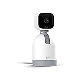 Blink Mini Pan-Tilt Cámara | Cámara de seguridad inteligente orientable, interior, con enchufe, audio bidireccional, vídeo HD y detección de movimiento, compatible con Alexa (blanca)