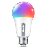 Govee Bombilla LED E27 Inteligentes WiFi y Bluetooth, Funciona con Alexa Google Assistant Home App, 16 Millones de Colores DIY RGBWW, Sincronización de Música Bombilla Inteligente, Juego de 1