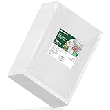 Bonsenkitchen - Bolsas de vacío para alimentos (100 bolsas, 20x30cm, para máquina al vacío, bolsas de PVC para hacer el vacío de aire con gofres para la conservación de alimentos y la cocción, VB3205