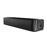 CREATIVE Barra de Sonido para Colocar Debajo del Monitor Stage SE con Audio Digital USB y Bluetooth 5.3, Clear Dialog y Surround by Sound Blaster, con alimentación Mediante Adaptador