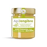 'ApiJengibre' Miel Cremosa Con Jengibre Y Limón - Tarro 250g