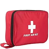 Botiquín de Primeros Auxilios de 180 Piezas Bolsa Médica para Emergencias al Aire Libre Kit de Primeros Auxilios Súper Compacto y Profesional para Hogar, Oficina, Escuela, Viajes, Camping (180pcs)