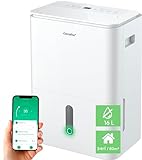 COMFEE' Deshumidificador Easy Dry 16L para Humedad interior hasta 34 m2 / 80 m3 - Deshumificador Silencioso con App Control - Deshumificadores de humedad con depósito extraible y 4 modos de función