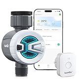 RAINPOINT Programador Riego WiFi, Temporizador Riego Automatico WiFi con Modo de Ciclo y Remojo, Control Remoto Smart App a través de WLAN de 2,4 GHz o Bluetooth, para Césped y Jardín