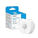 TP-Link Tapo T100 - Detector de Movimiento WiFi, Amplia Cobertura, Sensor de Alarma Antirrobo,Rotación 120º, Montaje Magnético, Control App Tapo, Requiere Hub