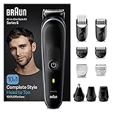 Braun Recortadora de Barba Series 5 Máquina Cortar Pelo, Máquina de afeitar, Cortapelos Hombre con Kit 10 En 1 Para Barba, Pelos, Depilación Masculina, MGK5445