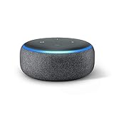 Echo Dot (3.ª generación) - Altavoz inteligente con Alexa, tela de color antracita