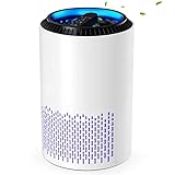 CONOPU Purificador de Aire de Hogar, Purificador Aire con Filtro de Alta Eficiencia, purificador de aire para alergias con Función de Temporizador, Air Purifier con 3 modos de velocidad