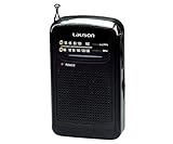 Lauson RA114 Radio Portátil AM / FM. Radio Portatil de Bolsillo con sintonización analógica FM/ AM 87-108 MHZ. Altavoz Incorporado, Incluye Funda y Auriculares.