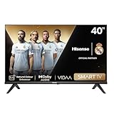 Hisense 40A4N - Smart TV HD 40 Pulgadas, TV con Modo Juego, Deportes IA, Dolby DTS HD, VIDAA U6, función Compartir en el televisor, DVB-T2, Auto ordenación de los Canales TDT (Nuevo 2024)