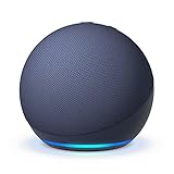 Echo Dot (5.ª generación, modelo de 2022) | Altavoz inteligente wifi y Bluetooth con Alexa, con sonido más potente y de mayor amplitud | Azul marino