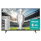 Hisense TV 43A6K - UHD 4K Smart TV de 43 Pulgadas Televisor, Dolby Vision, Modo Juego Plus, DTS Virtual X, Control por Voz televisor (2023)